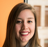 Victoria Lawson en retrato, CFO y líder de una empresa de trading financiero